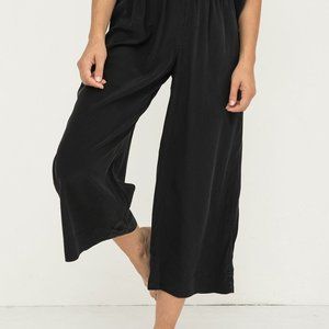 Elizabeth Suzann Florence Pants in Black Silk Crepe Small
